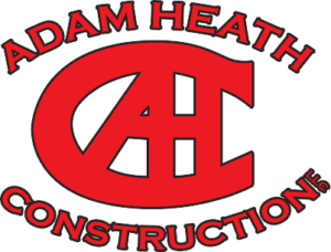 Adam Heath Construction logo red